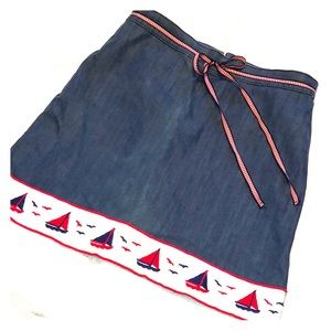 🇺🇸 ⛵️ Embroidered nautical skirt